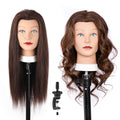 Stancia 100% Human Hair Mannequin Head 22-24" for Styling