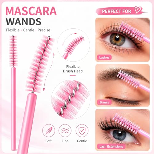311-Piece Disposable Makeup Applicators Kit - Wands, Brushes & Swabs