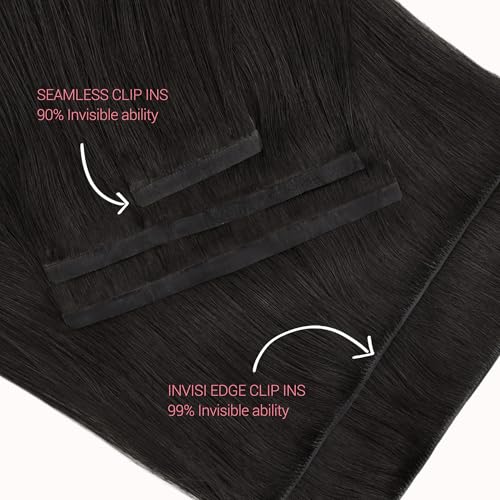 GOO GOO Invisi Edge Clip-In Hair Extensions 18" 130g 7Pcs
