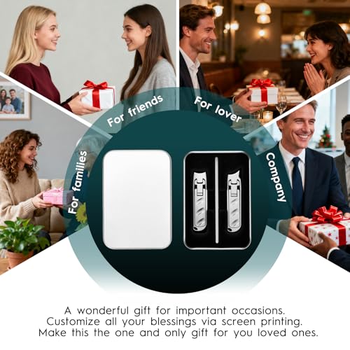 GRANDMIDAS Nail Clipper Set for Women, Professional Nail Cutter with Ergonomic Design, Durable Stainless Steel Nail Clippers for Precise Trimming - Gift for Men, Women and Seniors