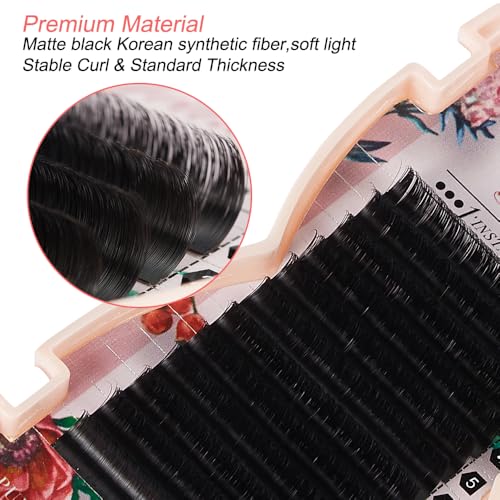 Auto Blooming Self Fanning Lash Extensions 0.05mm CC Curl 8-15mm