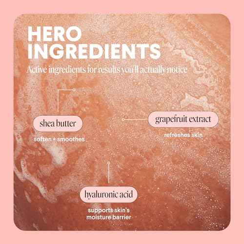 MONDAY HAIRCARE CLEANSE Body Wash with Grapefruit Extract, Hyaluronic Acid, Shea Butter, Coconut Oil for Normal to Oily/Combination Skin 900 mL (Dual Pack)