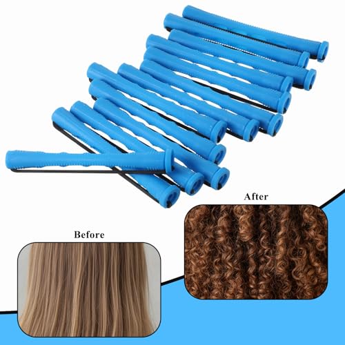 30 Pcs Perm Rods Set for Natural Hair - Cold Wave Curling Rollers