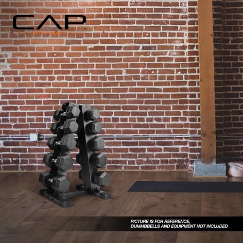 CAP Barbell A-Frame Dumbbell Weight Rack, Carbon