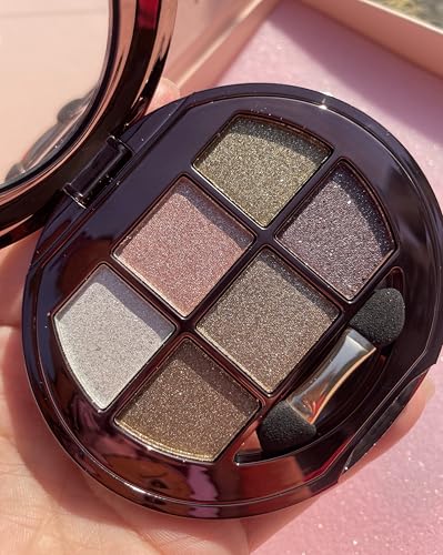 6-Color Glitter Eyeshadow Palette - Highly Pigmented Waterproof