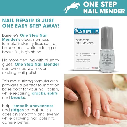 Barielle One-Step Nail Mender Treatment for Split & Damaged Nails (0.47 oz)