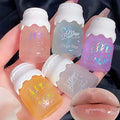 Shimmer Lip Gloss Set - 5 Colors Hydrating Lip Oil