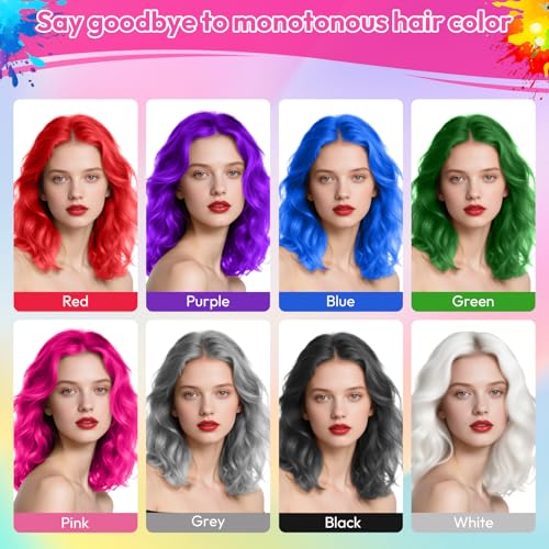 Blue Temporary Hair Color Spray – Fast Wash Out, 4.06oz
