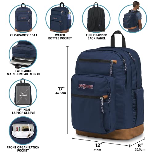 JanSport Cool Backpack with 15" Laptop Sleeve - Black