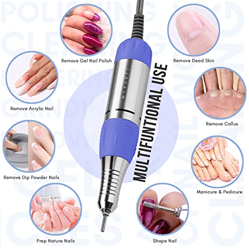 Makartt Electric Nail Drill JD700 for Acrylic Nails - 30000RPM