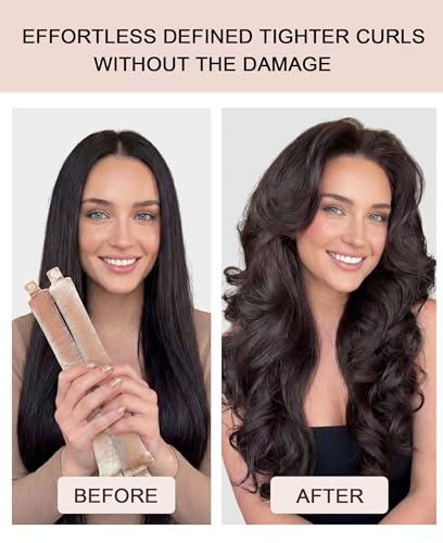 Heatless Curling Rods Overnight - Velvet Hair Rollers for Sleep