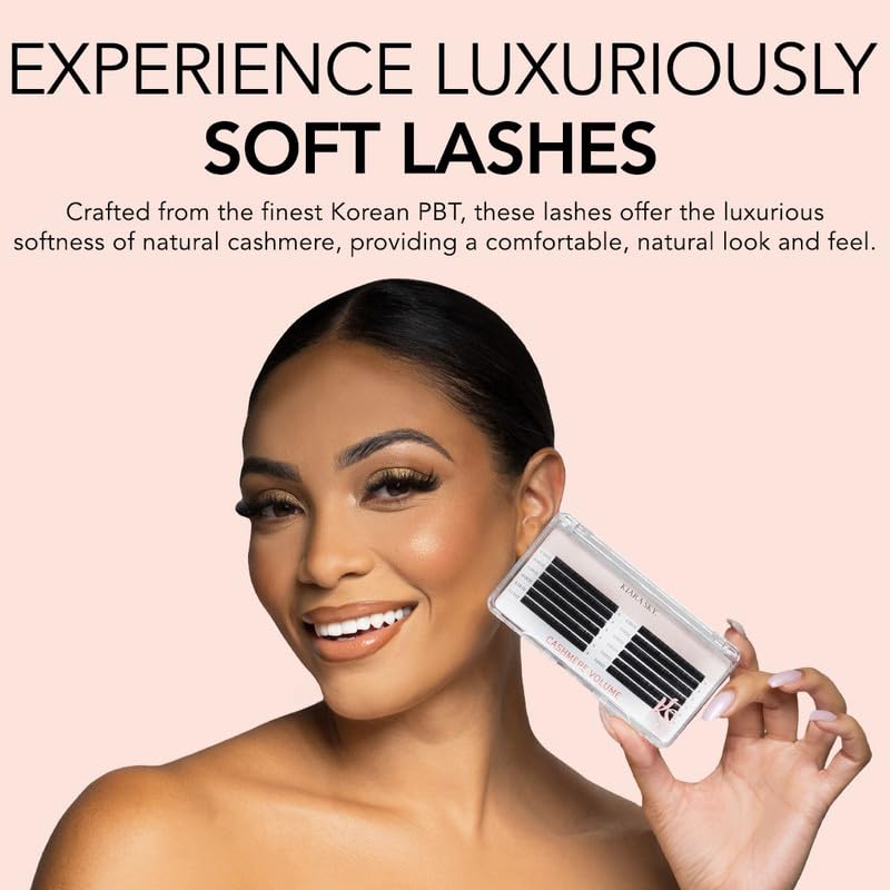 Kiara Sky Cashmere Volume Lash Extensions D 0.03 12mm