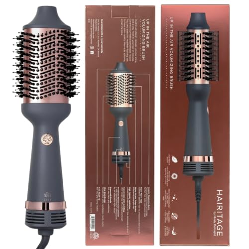 Hairitage Volumizing Blow Dry Brush & Dryer - Ceramic Tourmaline