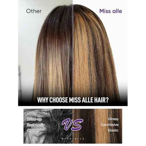 Ombre Lace Front Wig Human Hair 250% Density 4/27 Honey Blonde 13x4 Highlight Blunt Cut Double Drown Straight Wigs Human Hair Pre Plucked Bleached Knots HD Lace Frontal Wig