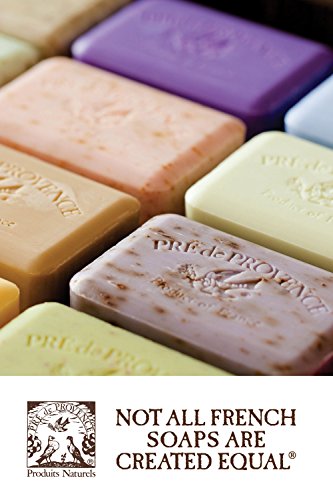 Pre de Provence Artisanal Soap Bar, Enriched with Organic Shea Butter, Natural French Skincare, Quad Milled for Rich Smooth Lather, Starflower, 8.8 Ounce