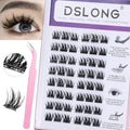 Self Adhesive Cluster Lashes - DIY Eyelash Extensions with Tweezers