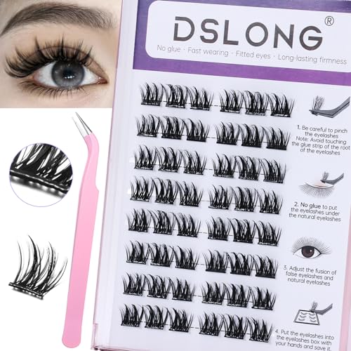 Self Adhesive Cluster Lashes - DIY Eyelash Extensions with Tweezers