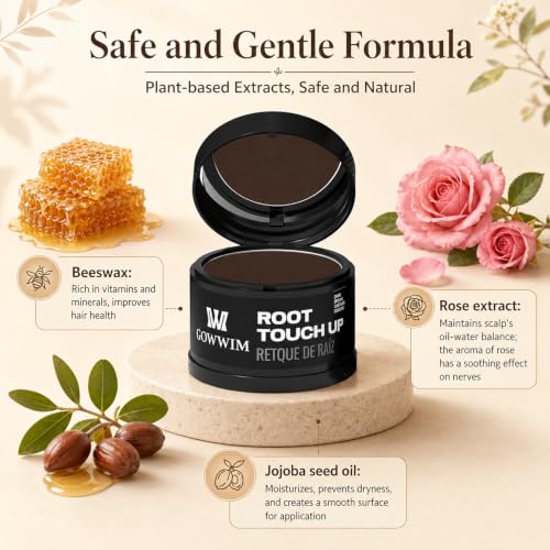 Root Touch Up Powder for Gray Hair - Dark Brown 0.14oz