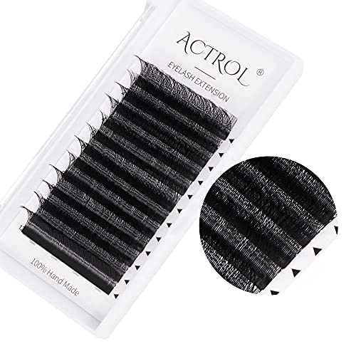 ACTROL YY Eyelashes Extension Lashes Black C Curl 0.05mm 14mm Lash Volume Extension Easy Fans Y Shaped Premade Soft Eyelashes Supply