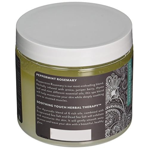 Soothing Touch Herbal Salt Scrub, Peppermint Rosemary - 20 Oz