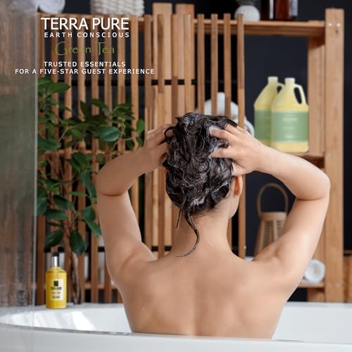 Terra Pure Hotel Shampoo | 1 Gallon | For Hospitality & Vacation Rentals to Refill Dispensers | (Single Gallon)