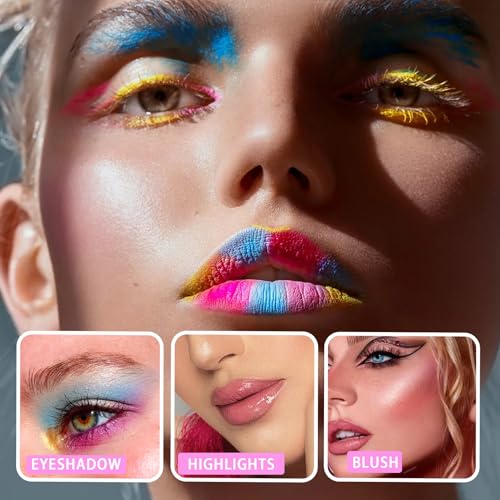 99 Color Eyeshadow Palette with Brush - Matte & Shimmer
