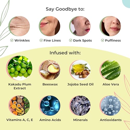 Y Not Natural Jillaroo Natural Face Moisturizer for Men & Women with Kakadu Plum, Vitamin A, C, E, Minerals, & Antioxidants - 100g Face Moisturizer for Dry Skin
