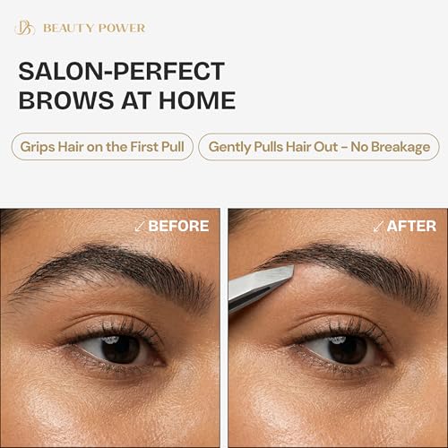 Professional Tweezers Set – Slant & Point German Stainless Steel