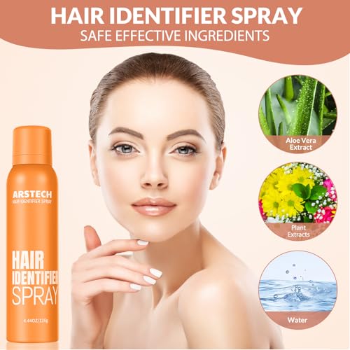 Hair Identifier Spray for Face Dermaplaning — Orange, 1 Pack by Arstech