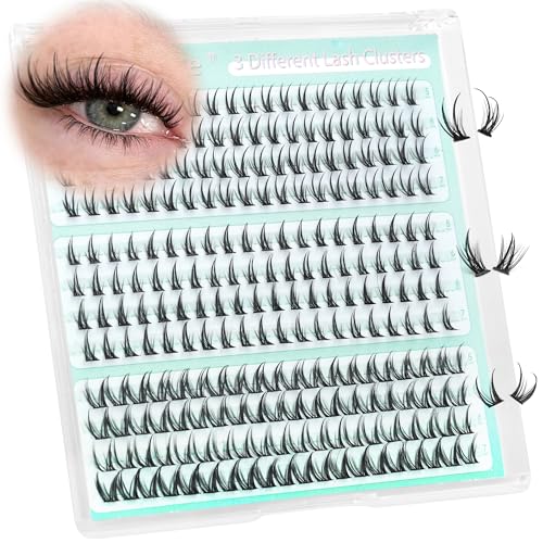 Bottom Lash Clusters 240pcs - Wispy DIY Eyelash Extensions