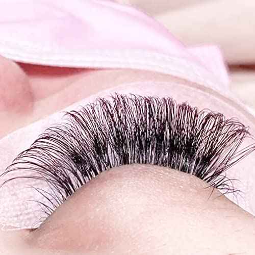 VEYES INC Classic Volume Lash Extensions 0.03-0.20 J/B/L/C/CC/D/DD Curl 5-25mm Mixed & Single Length Tray, Premium Silk Eyelashes, Professional Supplies for Lash Techs(Matte Black 0.15 CC 8-16mm)