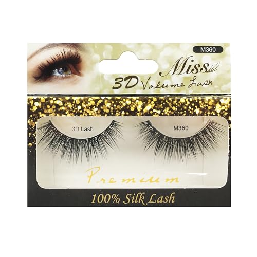 "4 Pairs" Miss 3D Volume Lash Miss Lash M360