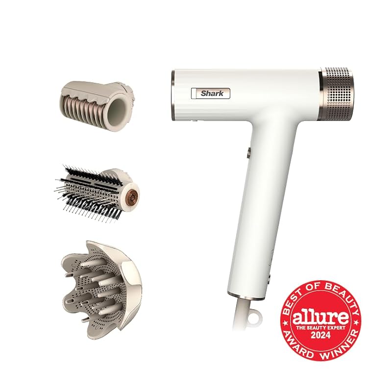 Shark SpeedStyle Hair Dryer with RapidGloss Finisher, Ionic Technology
