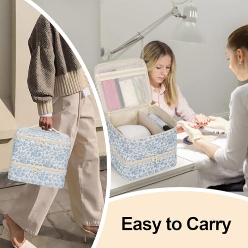 Ethereal Nail Polish Organizer Bag - Holds 30+ Bottles