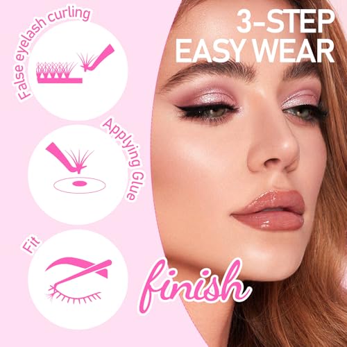 Arison 5D W-Shape Eyelash Extensions 0.07mm D-Curl 8-15mm Mix