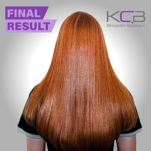 KCB Professional Brazilian Keratin Hair Treatment Kit - Smooths Frizz & Straightens Hair, 3.38 Fl oz