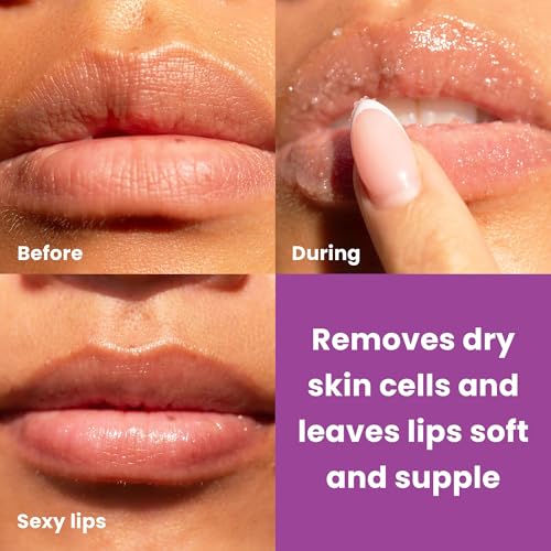 Dermasuri Lip Exfoliator Scrub - Sugar Scrub with Coconut Oil