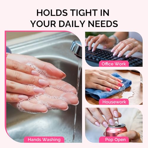 MelodySusie Nail Glue for Press On Nails, 15ml