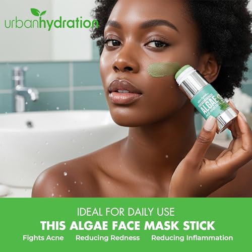 Urban Hydration Sea Acne Gone Algae Oil Free Face Mask Stick | Helps with Acne, Reduces Redness and Inflammation For All Skin Types | 1.7 Fl Ounces
