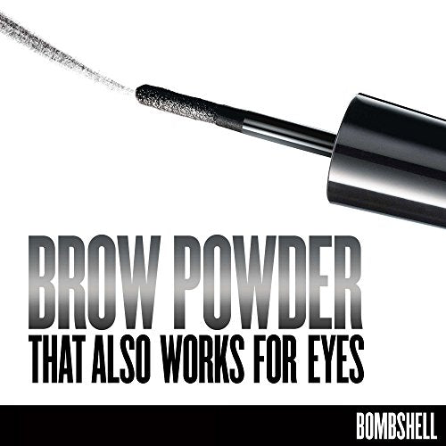 COVERGIRL Bombshell Pow-Der Brow & Liner Powder Black