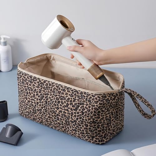 Cheetah Quilted Hair Tools Travel Bag | Shark FlexStyle Carrying Case