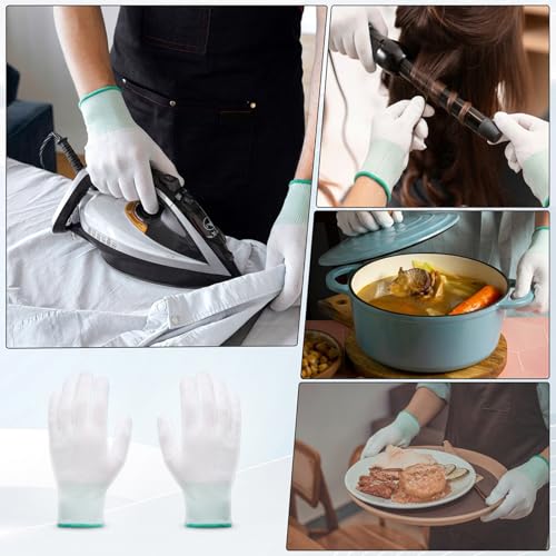 Heat-Resistant Hair Styling Gloves for Curling Iron & Flat Iron Protection Set of 2