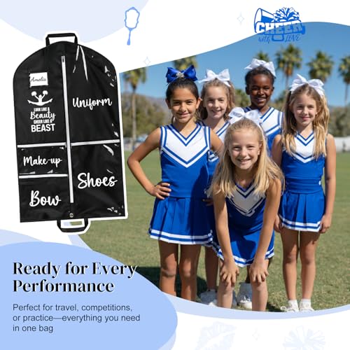 DEEKA Cheer Garment Bag for Hanging Clothes with Zipper Pockets - 40 Inch