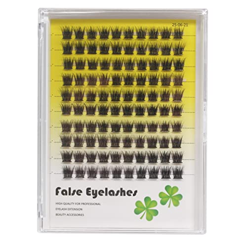¡æVAYATOR False Eyelashes Cluster 4Styles D Curl 8-20mm Individual Eyelashes Extensions Wide stem Fake Eyelashes Fluffy Eyelashes Clusters Natural Soft Dramatic Fake lash (Black-FDM-18mm)