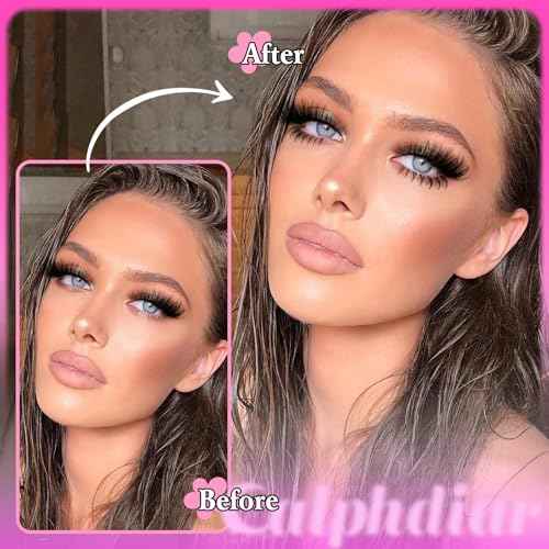 Bottom Lash Clusters DIY Eyelash Extensions 4 Styles Lower Lashes Wispy Bottom Individual Lashes 5-7mm Natural Thin Band Eyelash Clusters 225pcs for Bottom Lash Extension by calphdiar