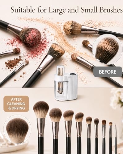 Electric Makeup Brush Cleaner & Dryer - Automatic USB