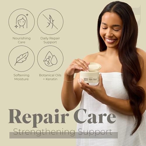 White Rain Repair Hair Mask for Damaged Hair, 6.7 fl oz