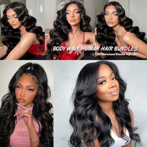 Brazilian Body Wave Hair Bundles 22 24 26 Inch