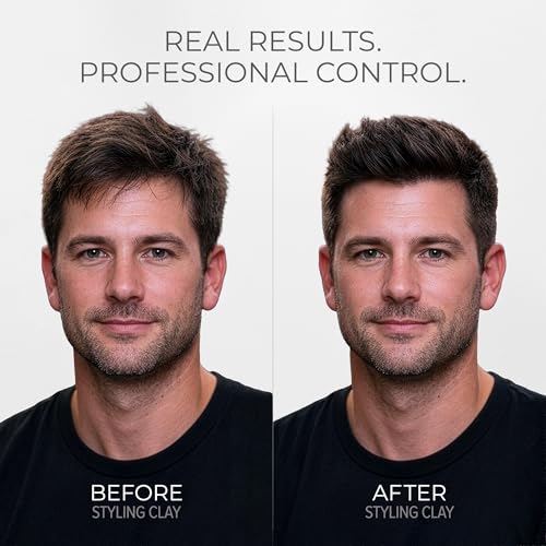 Strong Hold Matte Hair Clay for Men | Barber-Grade Styling
