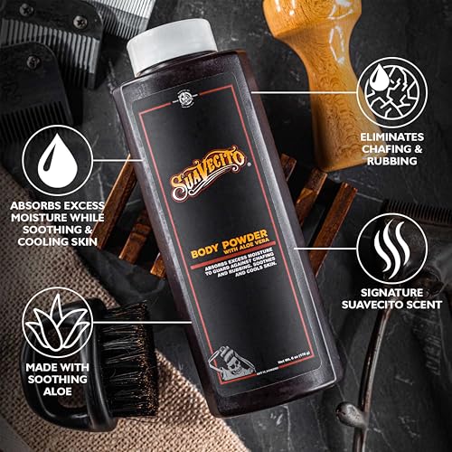 Suavecito Body Powder with Aloe Vera, 6 oz – Original